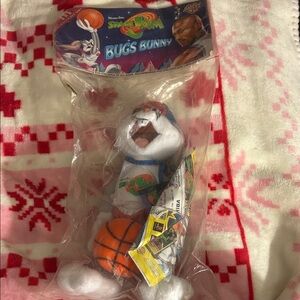 Space Jam Bugs Bunny Plush with Basketball